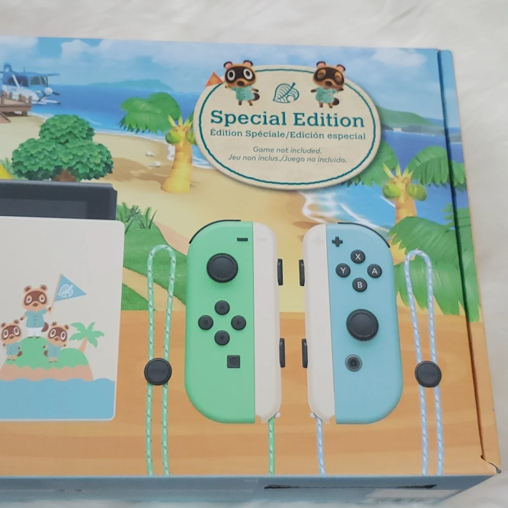 Nintendo Switch Animal Crossing Horizons Special Edition Consoles New